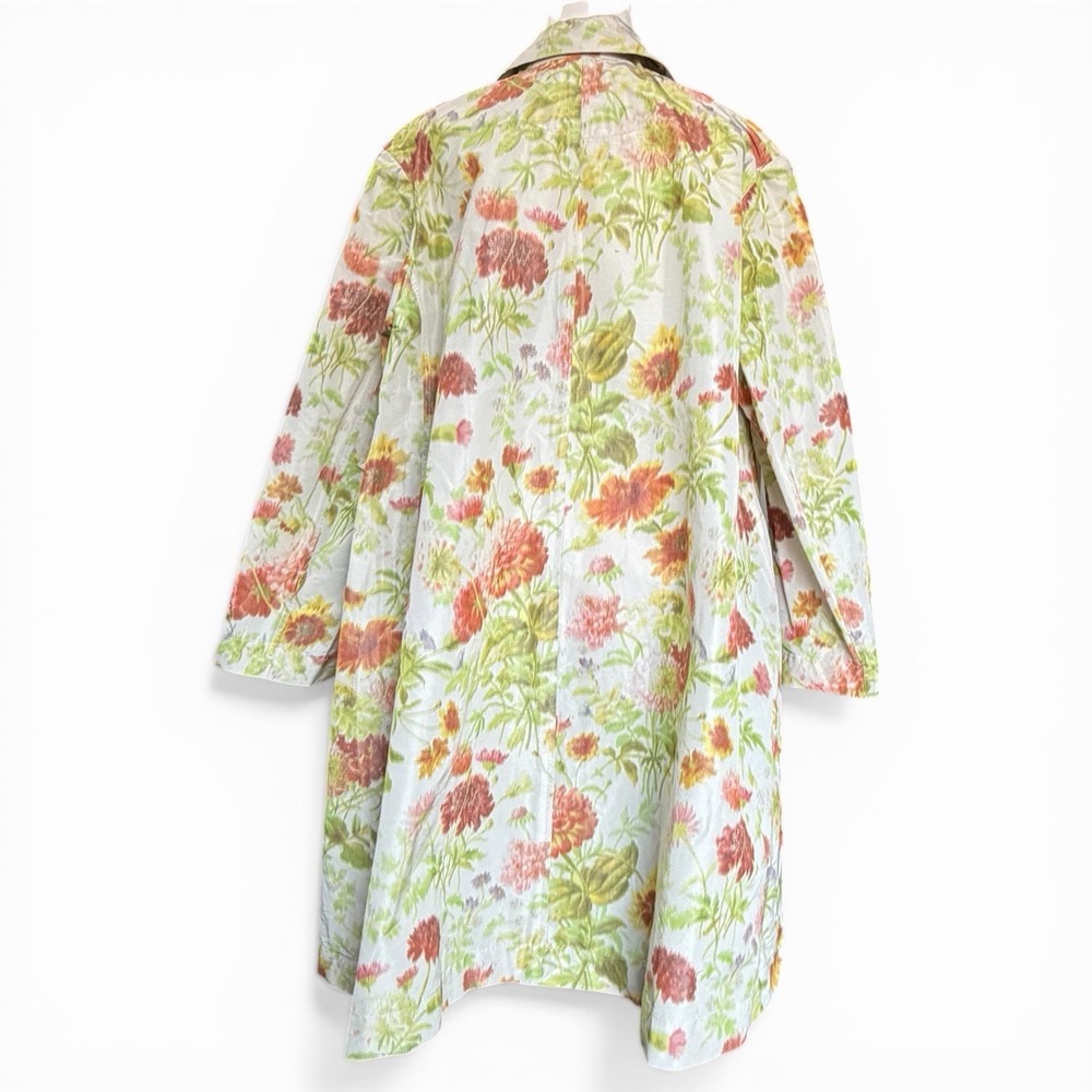 Santoni Marco Zanini Runway Coat Floral A Line IT44 NWT Spring 2018 Rare - Picture 12 of 12